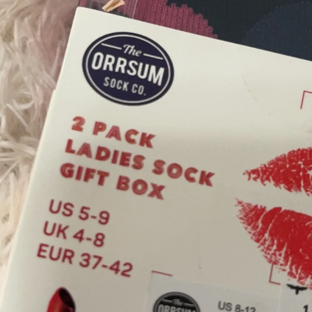 New set/2 Ladies Sock Gift Box